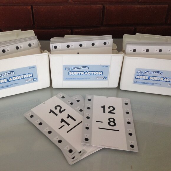 3 Sets of Math Activity/Learning Sets/Flashcards - Picture 1 of 2